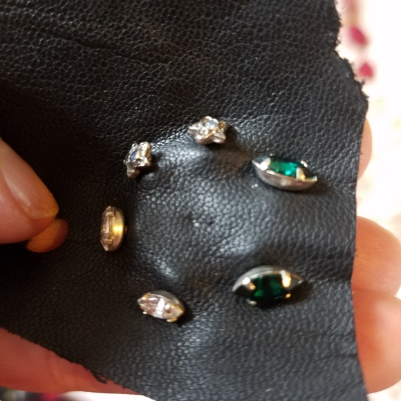 free people earrings set emerald green - Picture 3 of 4